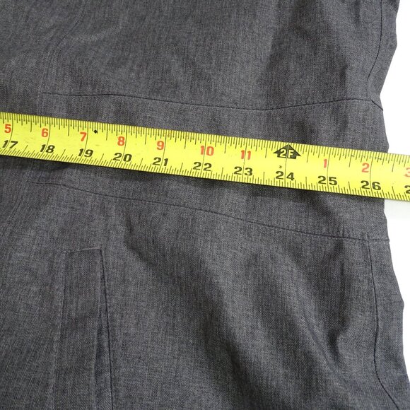 Eddie Bauer Womens Weatheredge Hooded Parka Trench Coat Size 3X Gray Long Sleeve - Picture 11 of 14